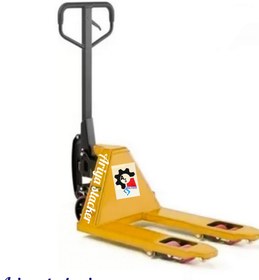 تصویر جک پالت حداکثر ظرفیت ۳تن با شاخک های کوتاه Short pallet jack with a maximum capacity of 3 tons with short forks