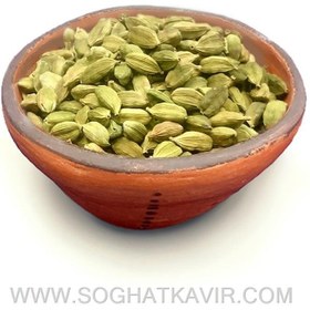 تصویر هل سبز هندی هل سبز برند AKBAR گرید بنفش (50گرمی)