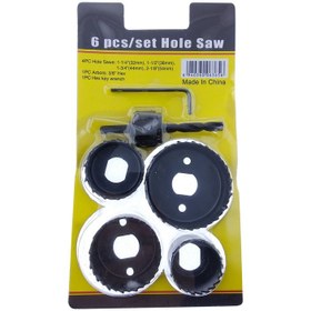 تصویر پک 6 عددی مته گردبر وکیومی 