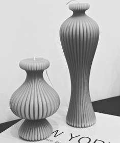 تصویر شمع فانتزی طرح پات بلند 