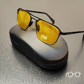 تصویر عینک شب پورشه دیزاین PORSCHE DESIGN مدل D24158 رنگ مشکی 