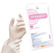 تصویر دستکش جراحی لاتکس استریل op-perfect مدل ا Surgical Gloves Surgical Gloves