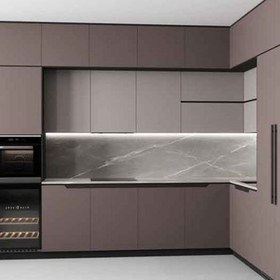 تصویر کابینت مدرن دو پله 