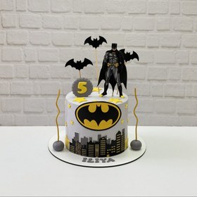 تصویر کیک بتمن تصویری 
