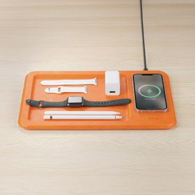 تصویر ماوس پد گرین لاین مدل WIRELESS PAD STORAGE & CHARGING 