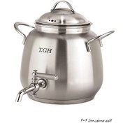 تصویر سماور روگازی 6006 استیل تابناک قیطاسی Rogazi samovar 6006 Tabnak Gheitasi steel