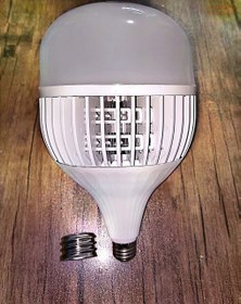 تصویر لامپ 100 وات ال ای دی الماس نور مبدل پایه 