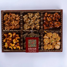 تصویر سوهان عسلی 6مغز عسلی-6مغز