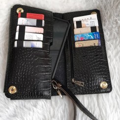 تصویر کیف پول کتی اسپرت چرم طبیعی گاوی 