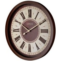 تصویر ساعت دیواری چوبی لوتوس مدل BURLINGTON کد W-8835 