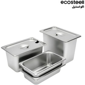 تصویر بن ماری استیل 1/3 بست 