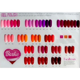 تصویر لاک ژل باربی 