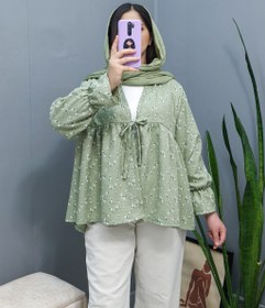 تصویر شومیز عروسکی گل گچی 