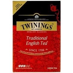 تصویر چای سیاه سنتی انگلیسی توینینگز مقدار 450 گرم Traditional English Twinings black tea 450 grams