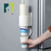 تصویر استند دیواری لیوان یکبار مصرف 