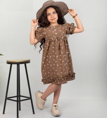 تصویر سارافون شکوفه دخترانه کد ۱۲۱ – شیک و راحت 