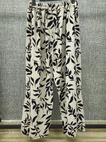 تصویر شلوار طرح برگ 