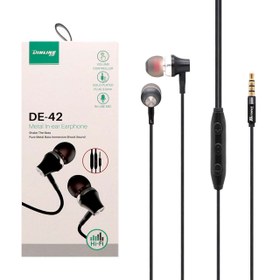 تصویر هندزفری با سیم DINLINE مدل DE-42 DINLINE handsfree-DE-42