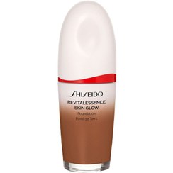 تصویر کرم پودر رویتال اسنس اسکین گلو شیسیدو 450 - Copper اورجینال ا Revital essence Skin Glow foundation makeup Shiseido Revital essence Skin Glow foundation makeup Shiseido