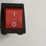 تصویر کلید راکر پهن چراغدار ۸ آمپر مخصوص شیر برقی آب جوش 