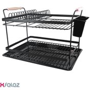 تصویر آبچکان لیمون مدل DH2081 دو طبقه با دسته چوبی 