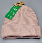 تصویر کلاه بافت مردانه زمستانه تک رنگ وارداتی 