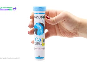 تصویر قرص جوشان کلسیم پلاس آرگوسول کیمیا کالای رازی 20 عدد Kimia Kala Razi Argusol Calcium Plus 20 Effervescent Tablets