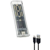تصویر باکس اس اس دی شیشه ای M.2 NGFF NVME 