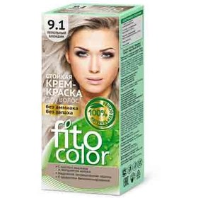 تصویر رنگ مو روسی فیتو کالر fito color بدون آمونیاک رنگ بلوند شماره 9.1 