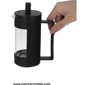 تصویر فرنچ پرس پلاستیکی Green Bank ظرفیت 600 میلی لیتر French press plastic 600 ml