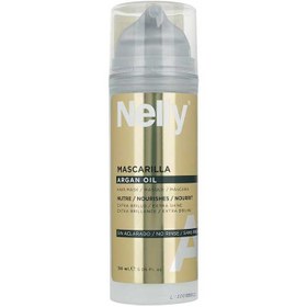 تصویر ماسک مو بدون نیاز به آبکشی حاوی آرگان نلی Nelly hair mask