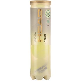 تصویر توپ تنیس هد Head Tour قوطی 4 تایی توپ هد تور