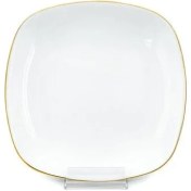 تصویر بشقاب تخت چینی زرین ایران سایز ۲۶ طرح کواترو ۶ عددی 