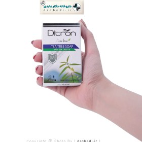 تصویر صابون دیترون تی تری ۱۱۰ گرم آنتی باکتریال و ضد آکنه 