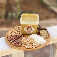 تصویر میکس فول انرژی 500گرمی کره مزه/ ترکیب فندق پسته بادام زمینی نارگیل و کنجد/مناسب بدنسازی و میانوعده پرانرژی 