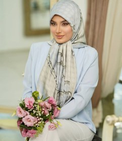 تصویر روسری ابریشم توییل مجلسی 