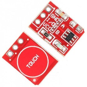 تصویر ماژول لمسی TTP223 خازنی 