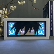 تصویر تابلو لایت باکس انیمه ای ساسکه اوچیها ناروتو | Naruto Sasuke Light Box 