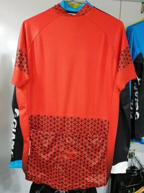تصویر تی شرت دوچرخه سواری اسپید طرح دار قرمز 