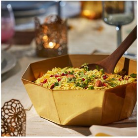 تصویر کاسه سرو طلایی Gokvalla