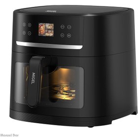 تصویر سرخ کن بدون روغن میگل مدل GAF-803 ظرفیت 8 لیتری Migel GAF-803 Air Fryer 8L
