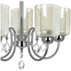 تصویر لوستر مدرن چشمه نور کد A812/5 ظرفیت ۵ شعله 