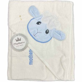 تصویر حوله دورپیچ طرح ببعی 