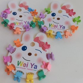 تصویر مینی کلیپس شمعی رنگی 