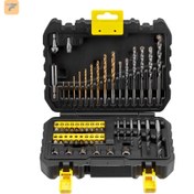 تصویر مجموعه 50 عددی ابزار سرمته استنلی مدل STA88546 50 Piece Mixed Drilling and Screwdriving Set