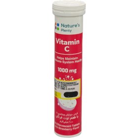 تصویر قرص جوشان ویتامین C 1000 میلی گرم نیچرز پلنتی با طعم لیمو 20 عدد Natures Plenty Vitamin C 1000