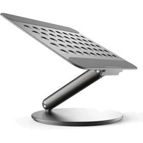 تصویر استند و پایه خنک کننده لپ تاپ رومیزی قابل چرخش تاشو پاورولوژی PLPRSTGY Powerology Rotatable Desktop Stand for Laptop PLPRSTGY