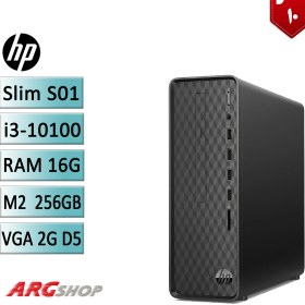 تصویر مینی کیس استوک نسل دهم i3-10100 اچ پی HP Slim S01 با رم 16 و گرافیک 2گیگDDR5 - ارگ شاپ 