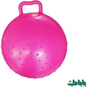 تصویر توپ دسته‌دار ایروبیک کودک سایز 65 کیهان 