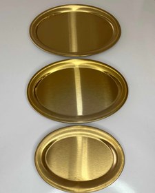تصویر دیس استیل طلایی - ۲۰ Golden steel dish